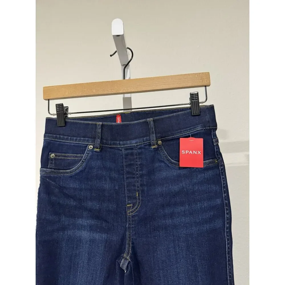 Spanx S Ankle Skinny Jeans In Midnight Shade $128 20342R NWT